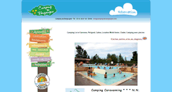 Desktop Screenshot of camping-de-bergougne.fr